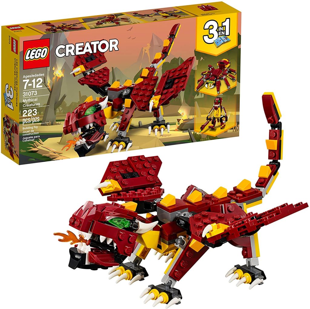 LEGO-Creator-3in1-Mythical-Creatures-Building-Kit-31073